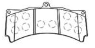 ROKBUL ผ้าเบรค หน้า คาลิเปอร์ AP Racing Caliper