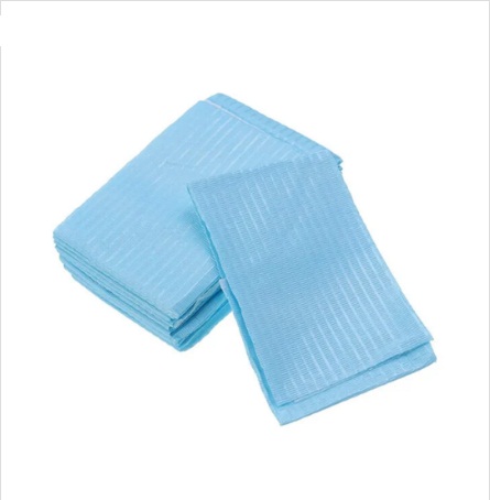 DENTAL BIB ผ้าคลุมทันตกรรม สีฟ้า ( ยกกล่อง )