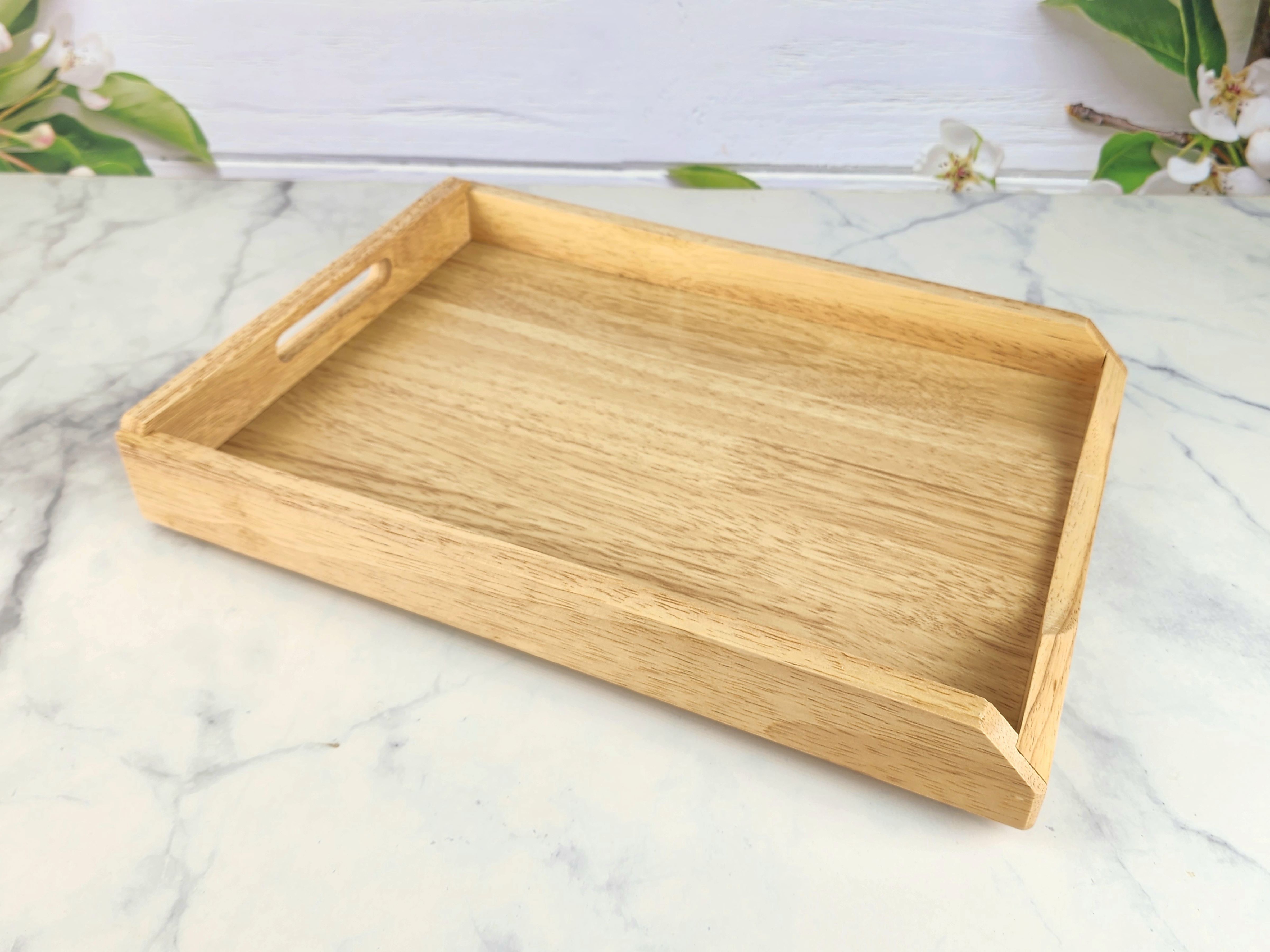 MINIWOOD ถาดเอกสาร ถาดวางกระดาษA4 ที่เก็บเอกสาร ไม้ยางพารา