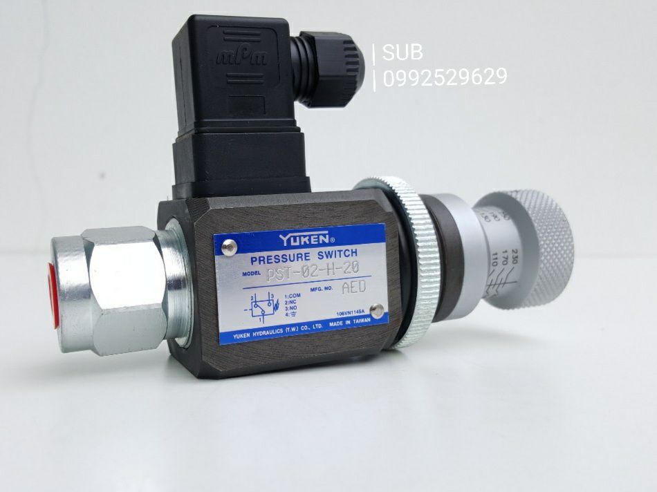เพรสเชอร์สวิทซ์ | สวิทซ์ควบคุมแรงดัน ไฮดรอลิค | YUKEN Pressure Switch PSA, PST Series