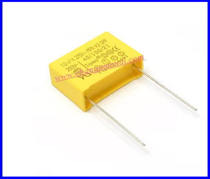 275V 105K 1uf275V 105K275v ขนาด＝22MM โพลีโพพีลีน