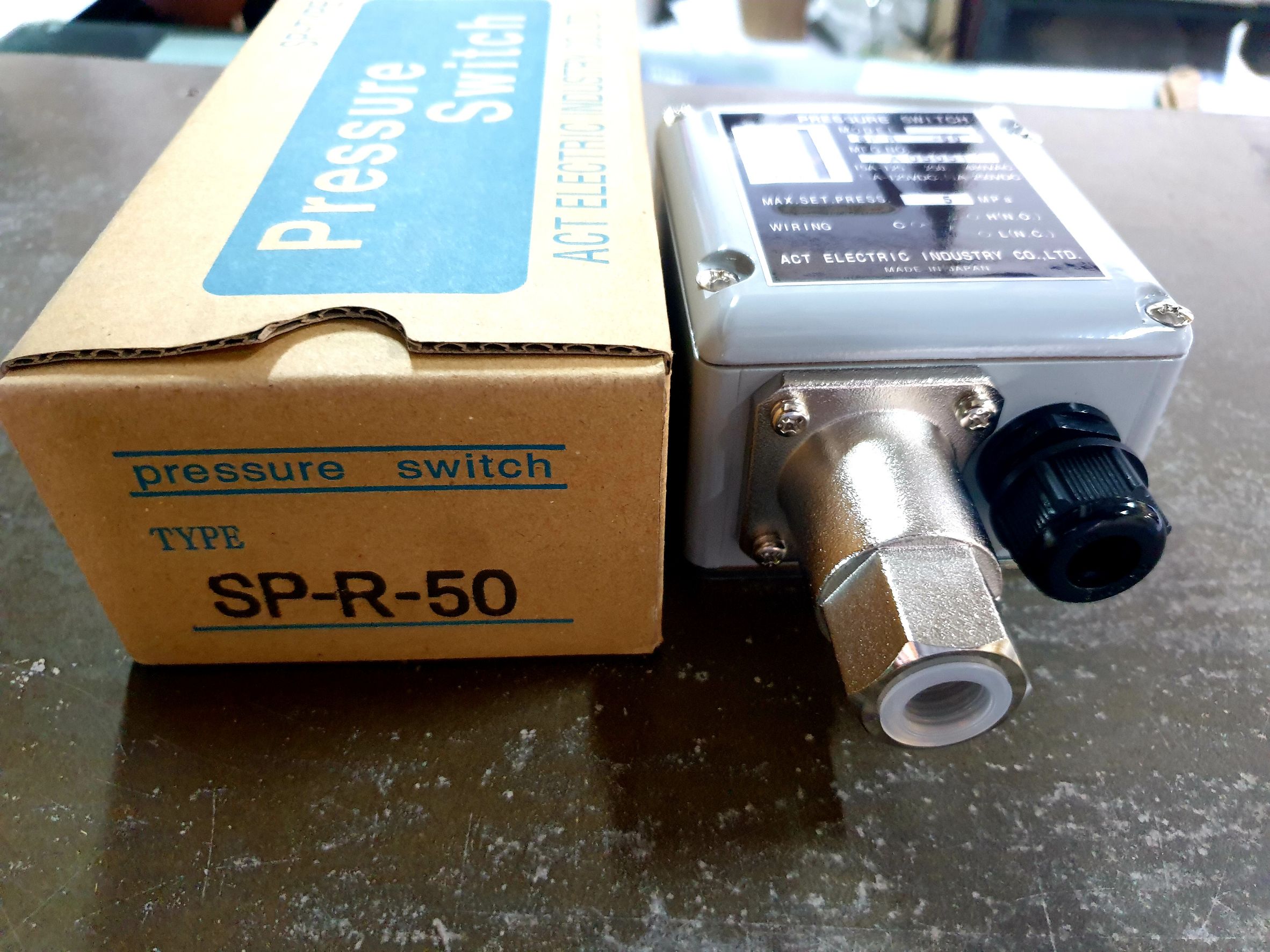 SP Pressure Switch "ACT" | SP-R-50, 100, 150, 200, 250 (Bar) Pressure Range | เพรสเชอร์สวิทซ์