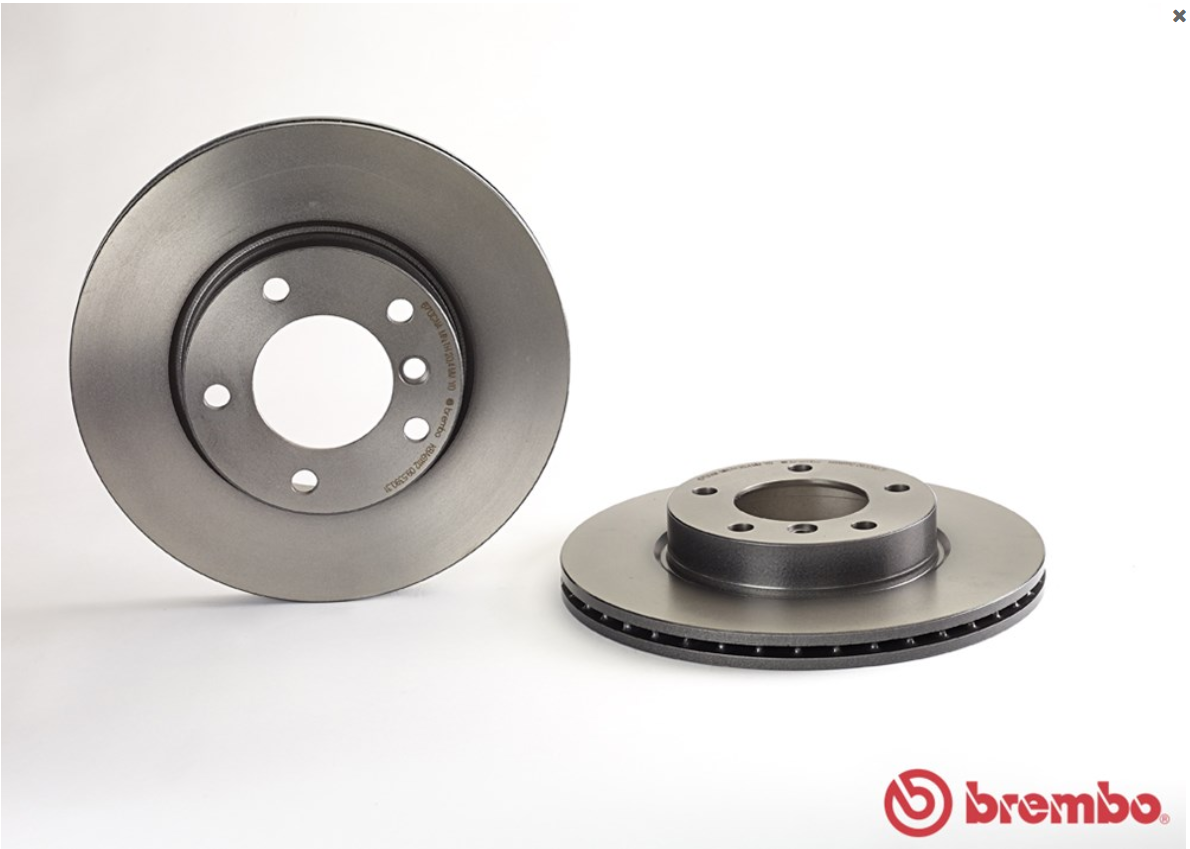 จานเบรค BMW E36 E46 320i E85 Z4 (คู่หน้า) ปี 1990- 2005 / Brembo