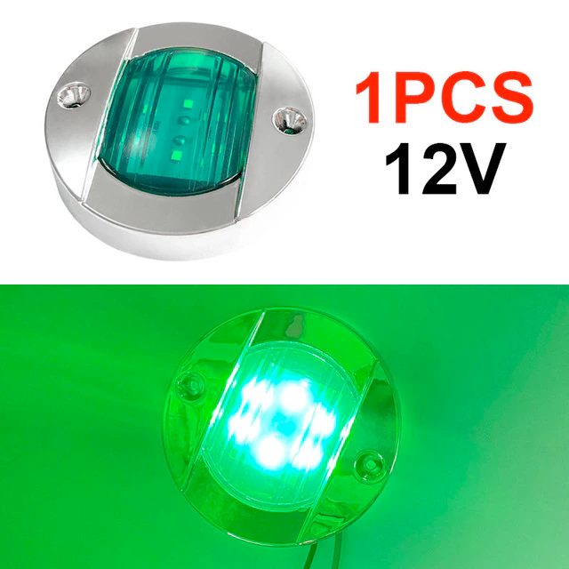 DC12V Marine Boat Transom Green LED