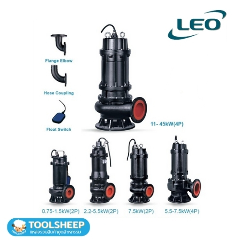 ปั๊มแช่ LEO รุ่น WQ Series