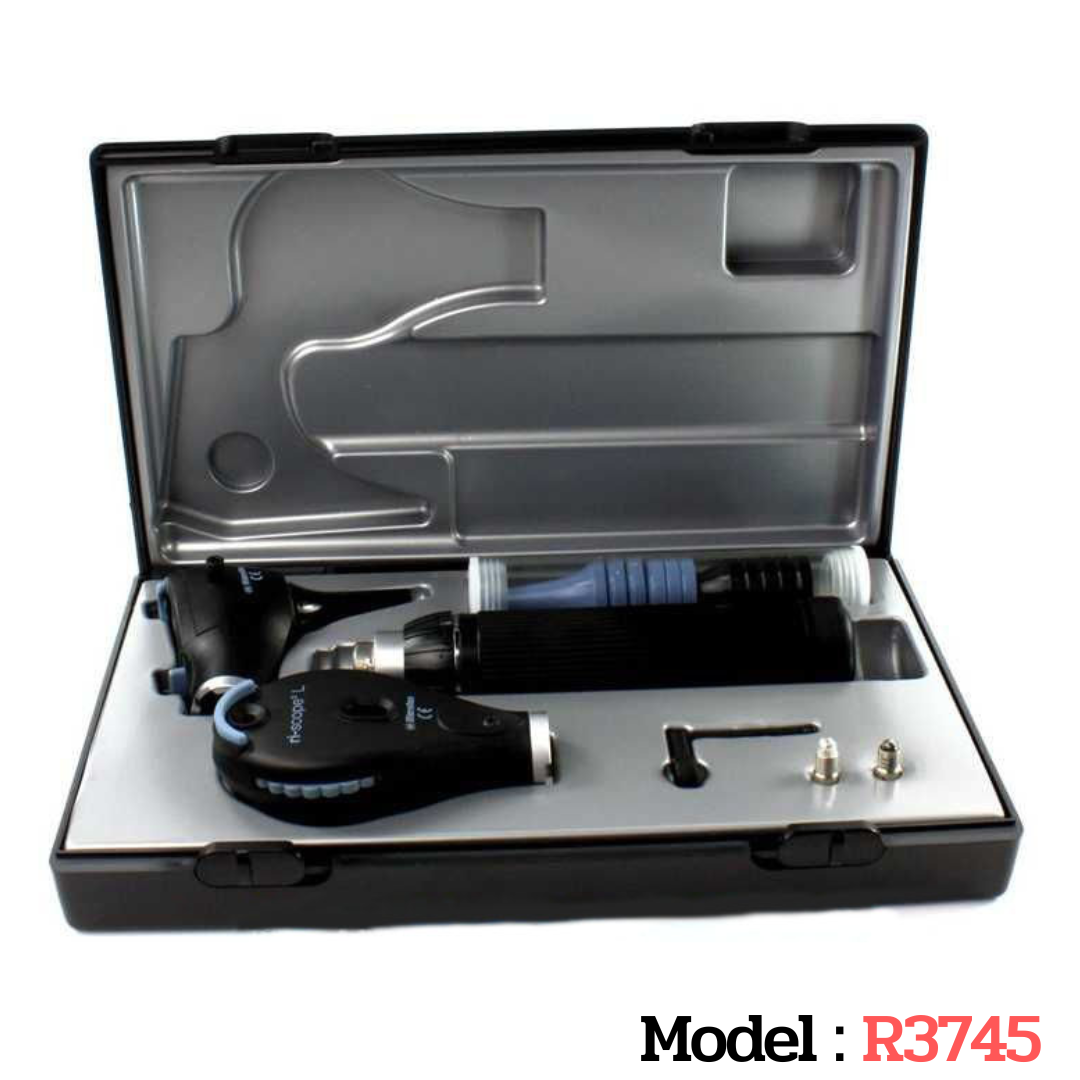 ชุดตรวจ ตา หู รุ่น R3745 L.3 Oto/L2 Ophth 2.5V Riester , Germany