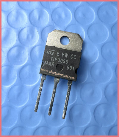 TIP3055 100V 7A 90W NPN ทรานซิสเตอร์ TO-218 แท้