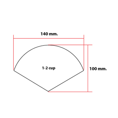 กระดาษกรองกาแฟดริปรูเดี่ยว สำหรับถ้วยกรองรูเดี่ยว