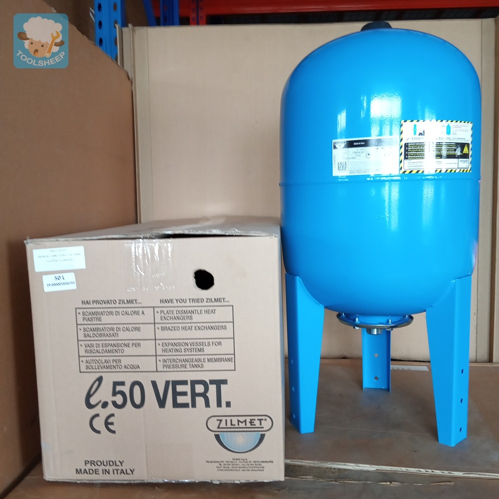 ถังแรงดัน ZILMET ขนาด 50 ลิตร (แนวตั้ง)