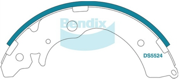 ผ้าเบรค-หลัง Honda 2.0 LX / EX (ตาเพชร) ปี 1990 - 1994 (Bendix GCT)