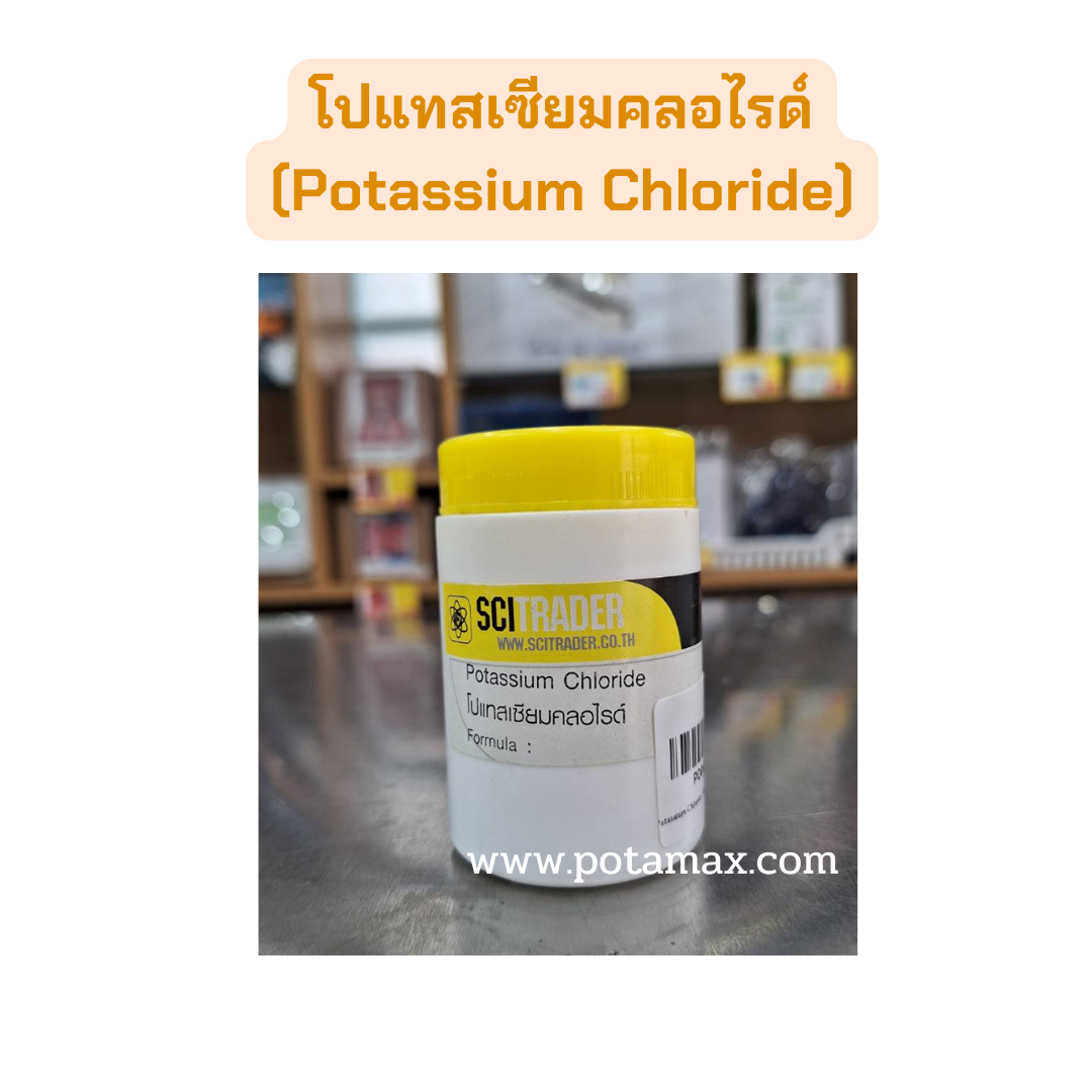 โปแทสเซียมคลอไรด์ (Potassium Chloride) 100g