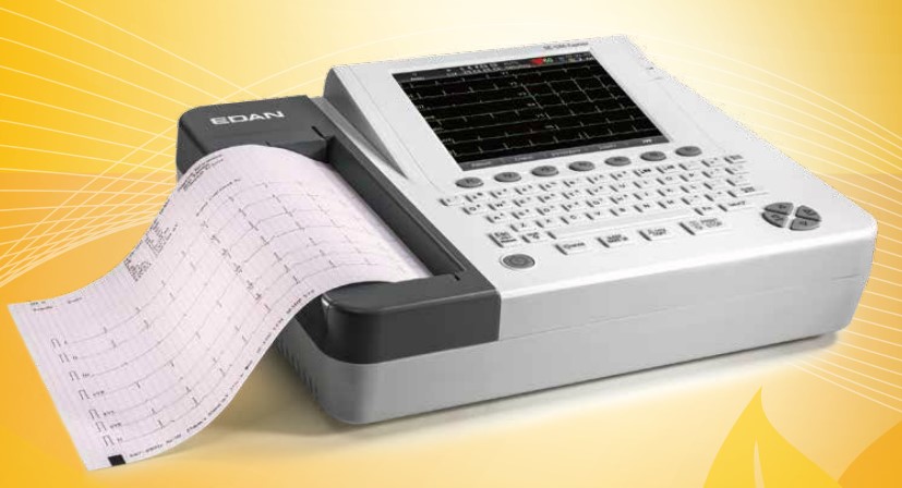 เครื่องตรวจคลื่นไฟฟ้าหัวใจ พร้อมแปรผลอัตโนมัติ รุ่น SE-1200 Express