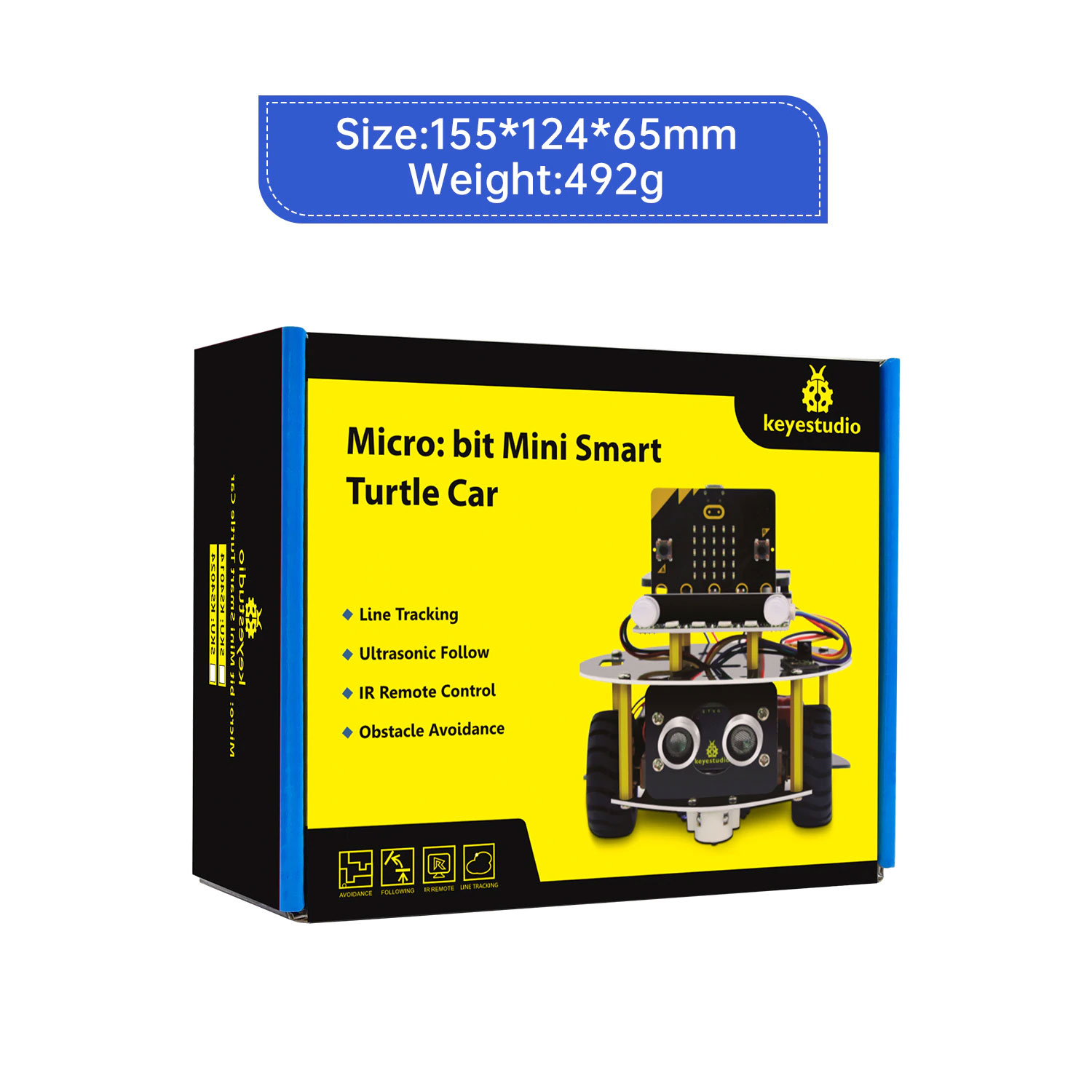 micro:bit Smart Turtle Robot Car