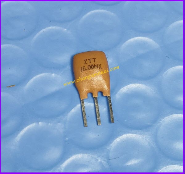 คริสตัล Crystal 16.00 MHz 3 PIN เซรามิค