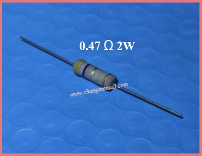 R 0.47 ohm 2W R คาร์บอน