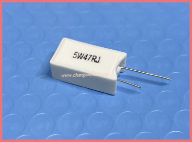 R 47 ohm 5W R กระเบื้องตัวตั้ง