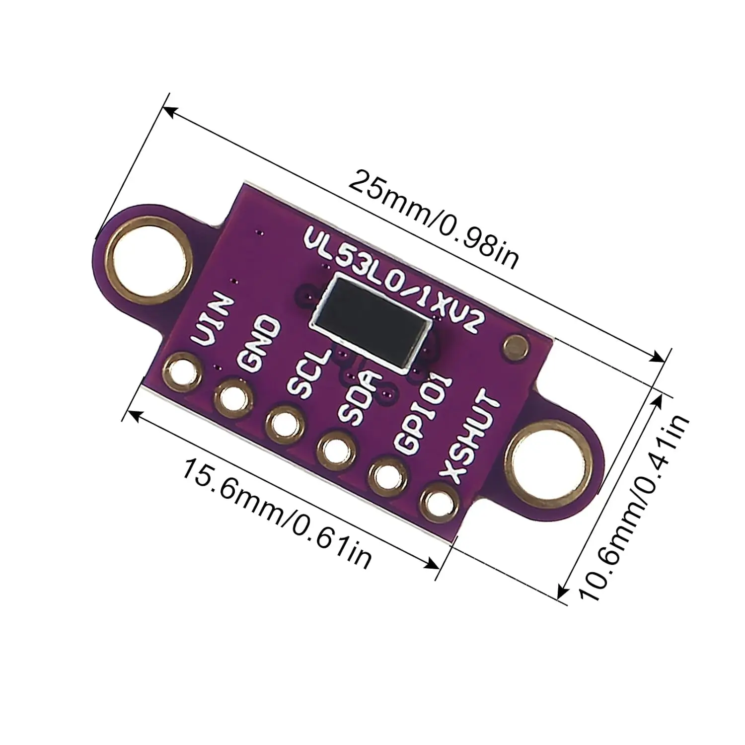 VL53L0X V2 Time-of-Flight (ToF) Distance Sensor