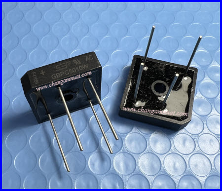GBPC5010W 50A 1000V ไดโอดบริจส์ สำหรับลงปริ้น