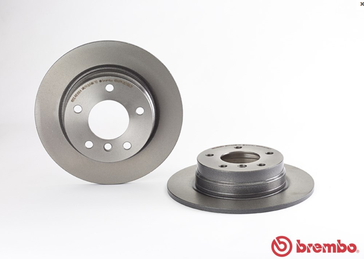 จานเบรค BMW E36 E46 320i 325i (คู่หลัง) ปี 1990- 2005 / Brembo