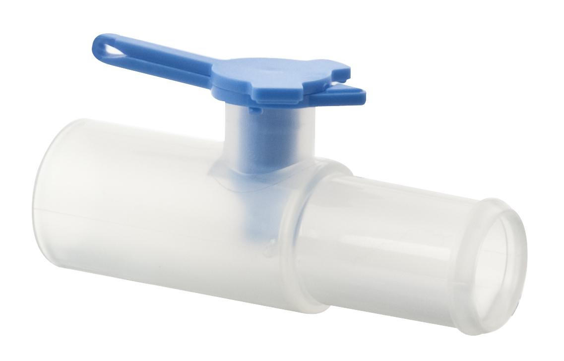ข้อต่อตรงสำหรับต่อพ่นยาขยายหลอดลม MDI Adapter W/CAP [GAL-30341,GAL-30351]