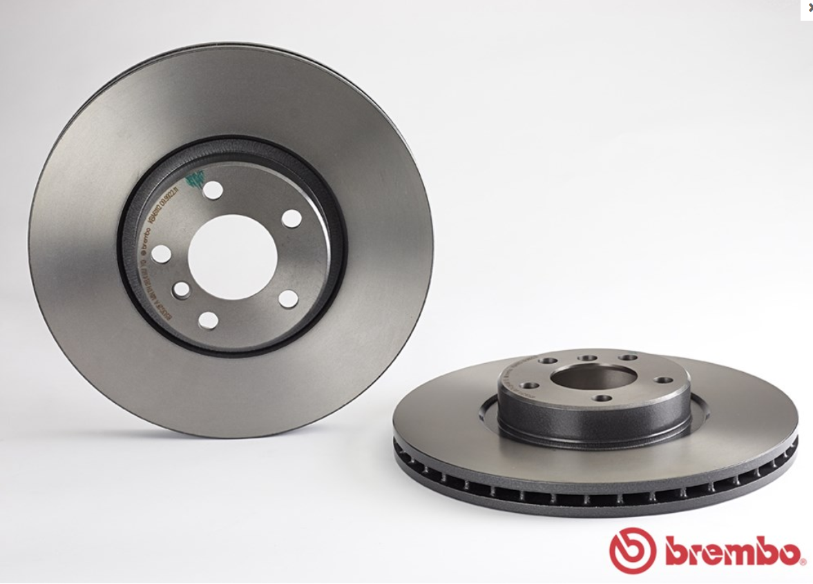 จานเบรค BMW X5 E70, X6 E71 (คู่หน้า) ปี 2007 ขึ้นไป / Brembo