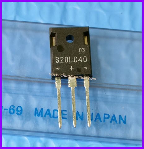 S20LC40 20A 400V ไดโอด Fast TO-247 แท้