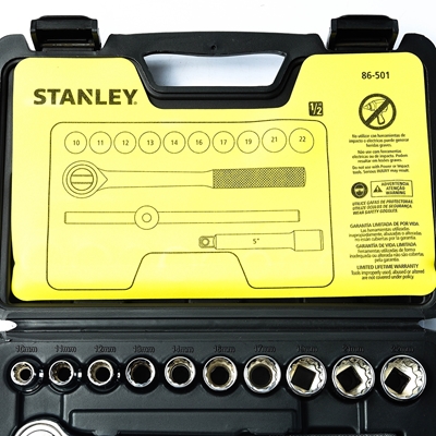 ชุดลูกบ็อก 86-501 STANLEY 14 ชิ้น ขนาด 1/2 นิ้ว