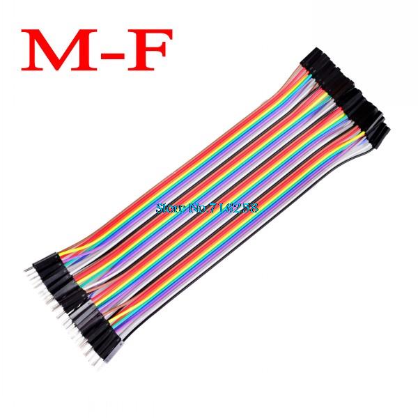Jumper (F2M) cable wire 40pcs 2.54mm 20cm Female to Male