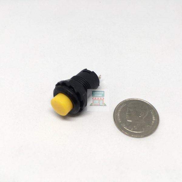Push Button 12mm Yellow