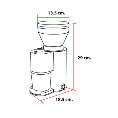 เครื่องบดกาแฟ ไฟฟ้า 350 วัตต์ ZD-10 Conical Burr Coffee Grinder 150W.