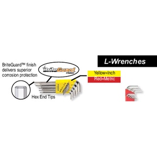 BONDHUS ประแจแอลชุบขาวหัวธรรมดา เบอร์ 10 มิล ยาวพิเศษ 224 ม.ม.
