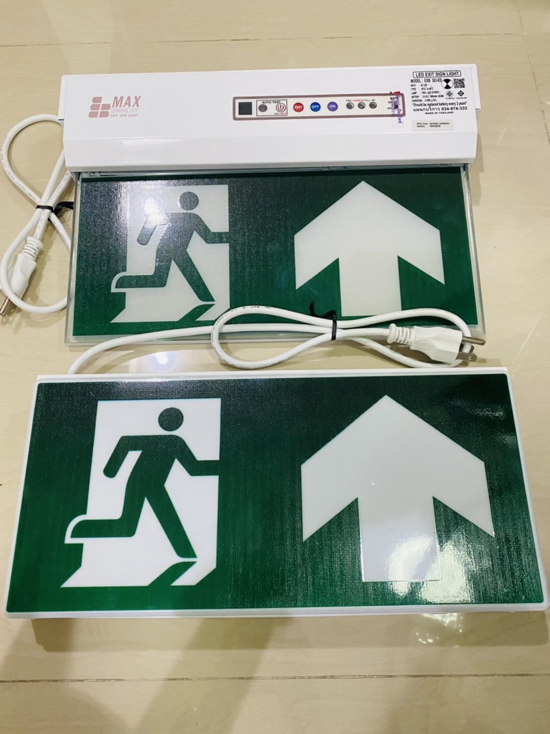 ป้ายไฟทางออกฉุกเฉิน Emergency Exit Signs