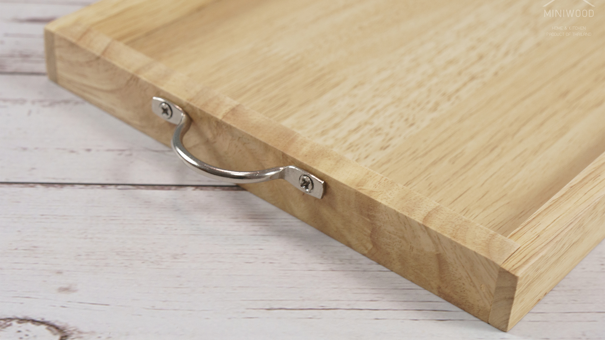 MINIWOO กระบะเล็กถาดไม้ ถาดวางของ Wooden Tray 8x12 นิ้ว