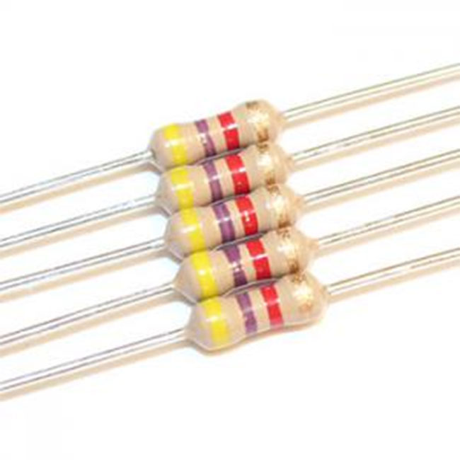 รีซิสเตอร์ 4.7K Ohm 1/4W 5% จำนวน 10 ตัว