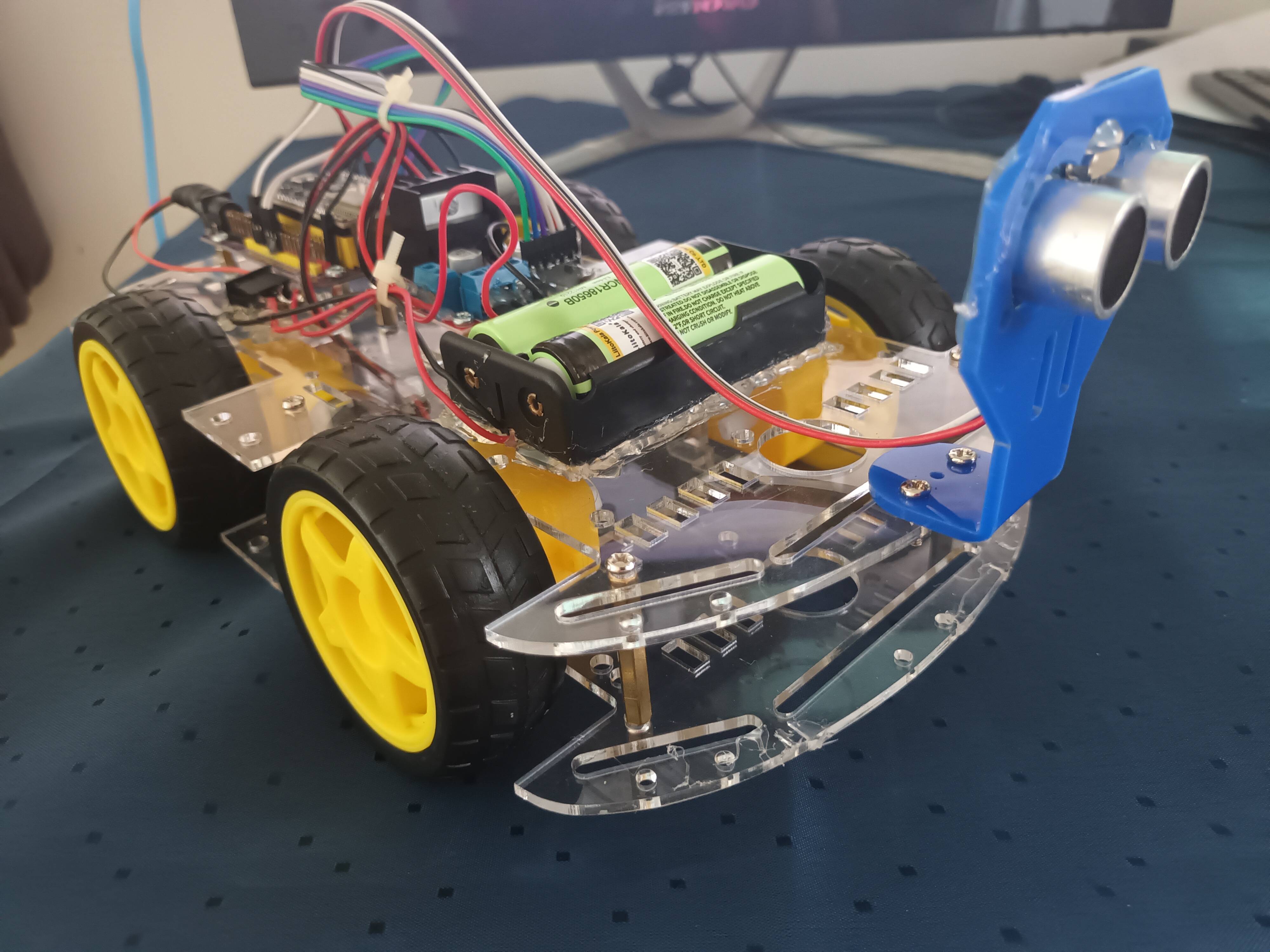 ชุดคิท หุ่นยนต์หลบสิ่งกีดขวาง ESP32