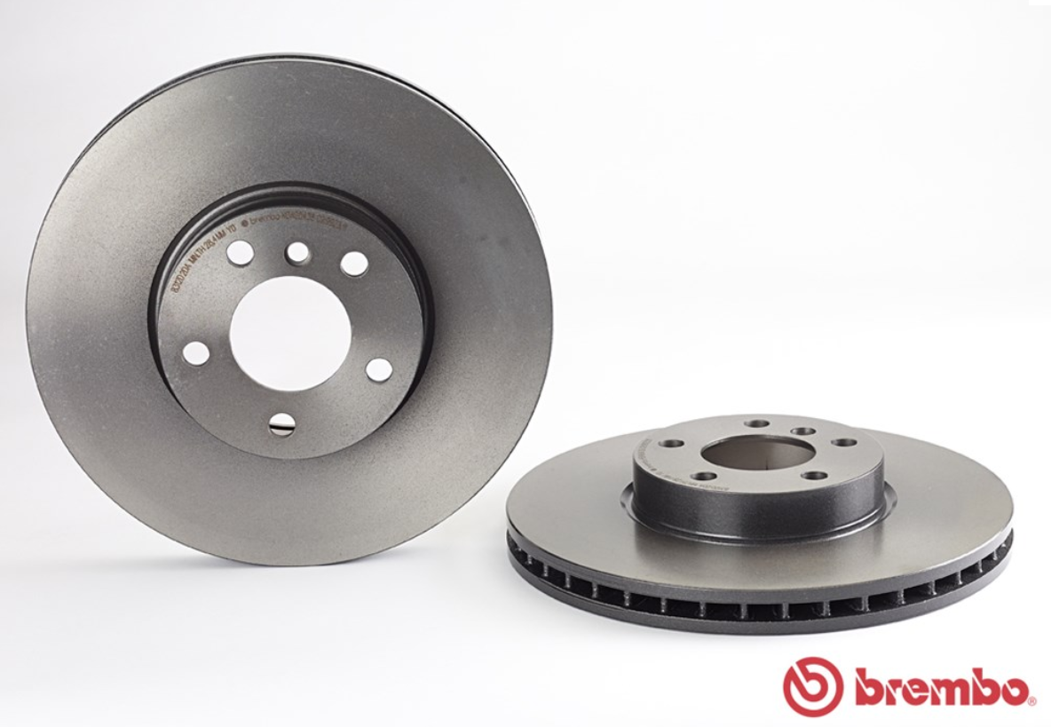 จานเบรค BMW X5 F15 (คู่หน้า) ปี 2013 ขึ้นไป / Brembo