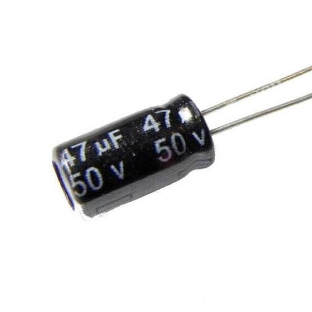 47UF 50V Electrolytic Capacitor