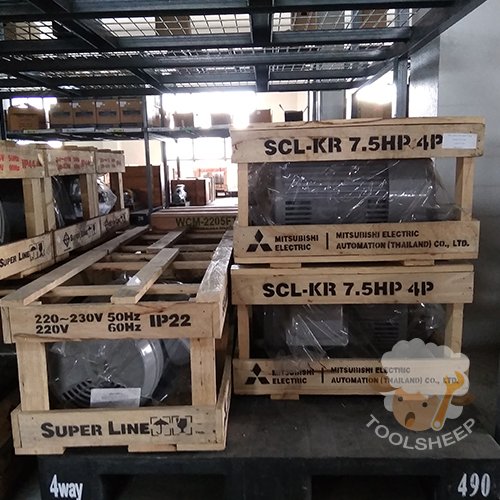 มอเตอร์ mitsubishi SCL-KR ขนาด 7.5HP (4P)