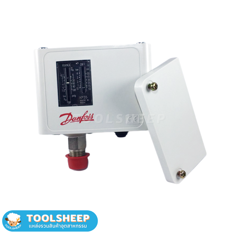 เพรสเชอร์สวิทซ์ DANFOSS รุ่น KP-35 AUTO (060-113391) พร้อมฝา