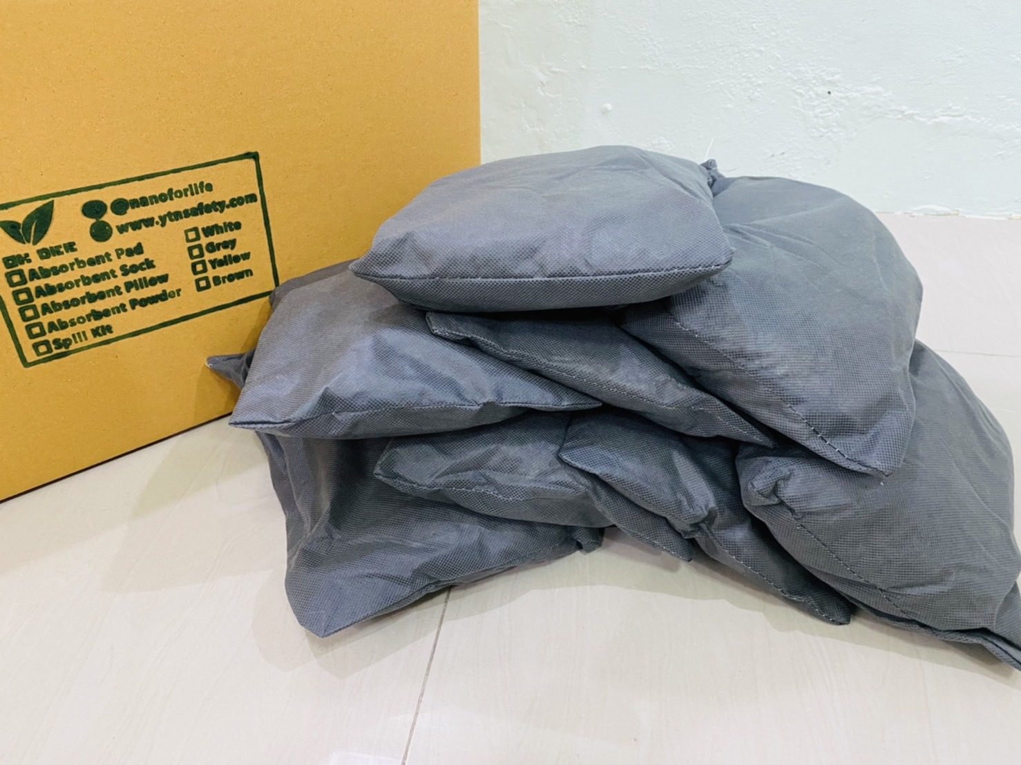 หมอนดูดซับน้ำมันและสารเคมี Absorbent Pillow