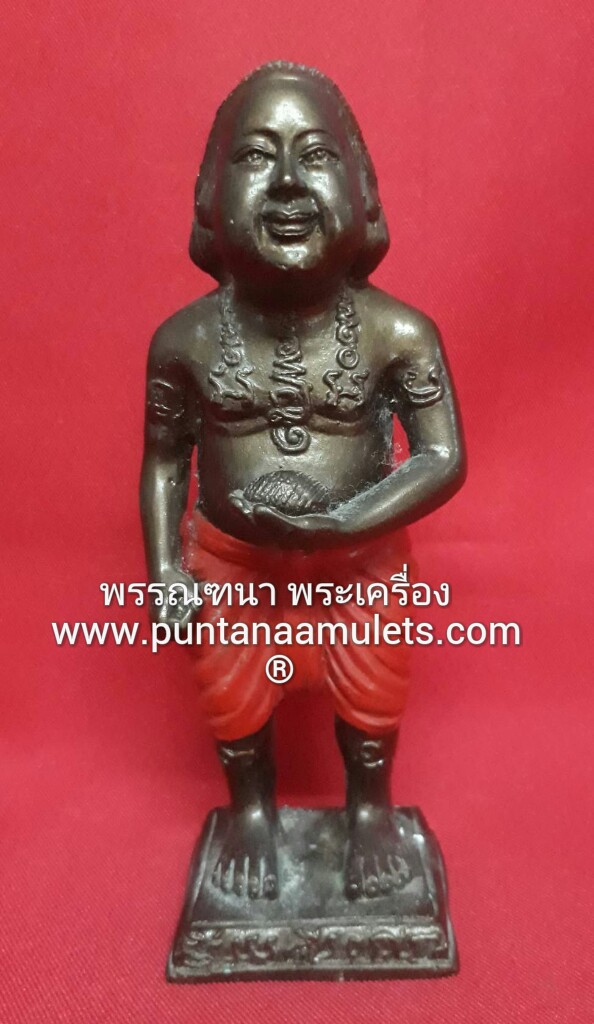 หุ่นพยนต์มณีจินดามหาเวทย์ 108 มหายันต์ (ขนาดบูชา สูง 6 นิ้ว) หลวงปู่เจือ วัดกลางบางแก้ว