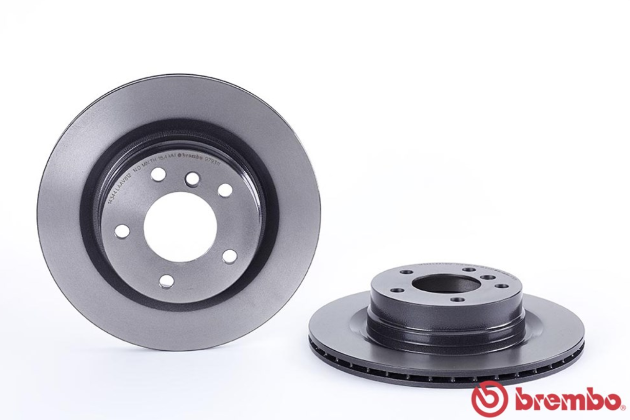 จานเบรค BMW F30,Series 4 F32 (คู่หลัง) ปี 2011 ขึ้นไป / Brembo
