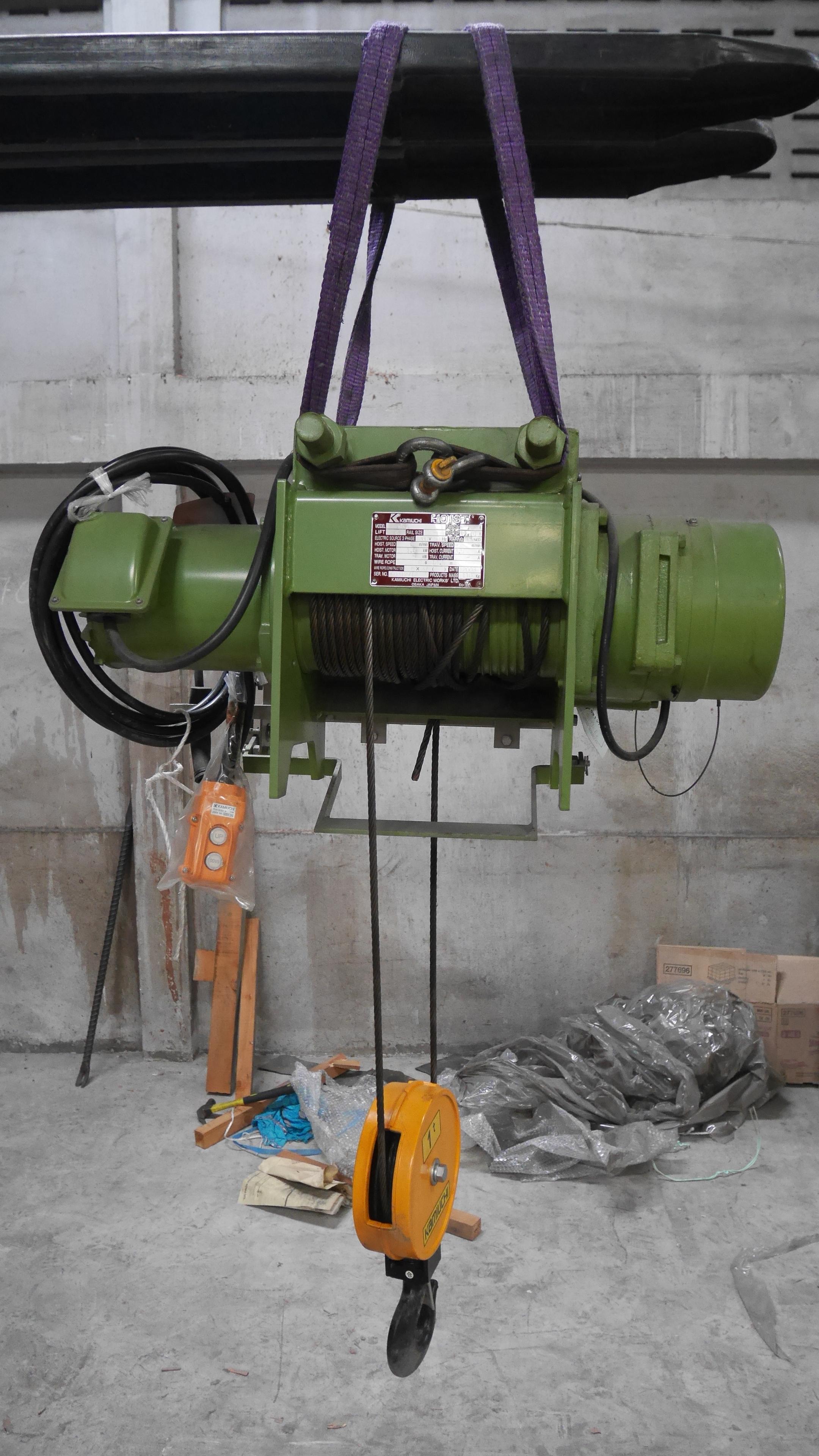 รอกสลิงไฟฟ้า KAMIUCHI SH-1A (น้ำเข้าจากญี่ปุ่น)