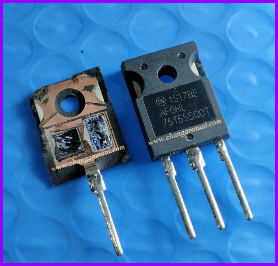 AFGHL75T65SQDT 650V 75A IGBT TO-247 สินค้าถอด มือสองทำขาใหม่ เกรด Automotive EV