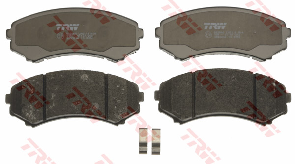 ผ้าเบรค TRW ล้อหลัง MITSUBISHI Pajero โชกุน 3.2 และ 3.5i V6 WG ปี 2000 on DTEC (GDB3246)