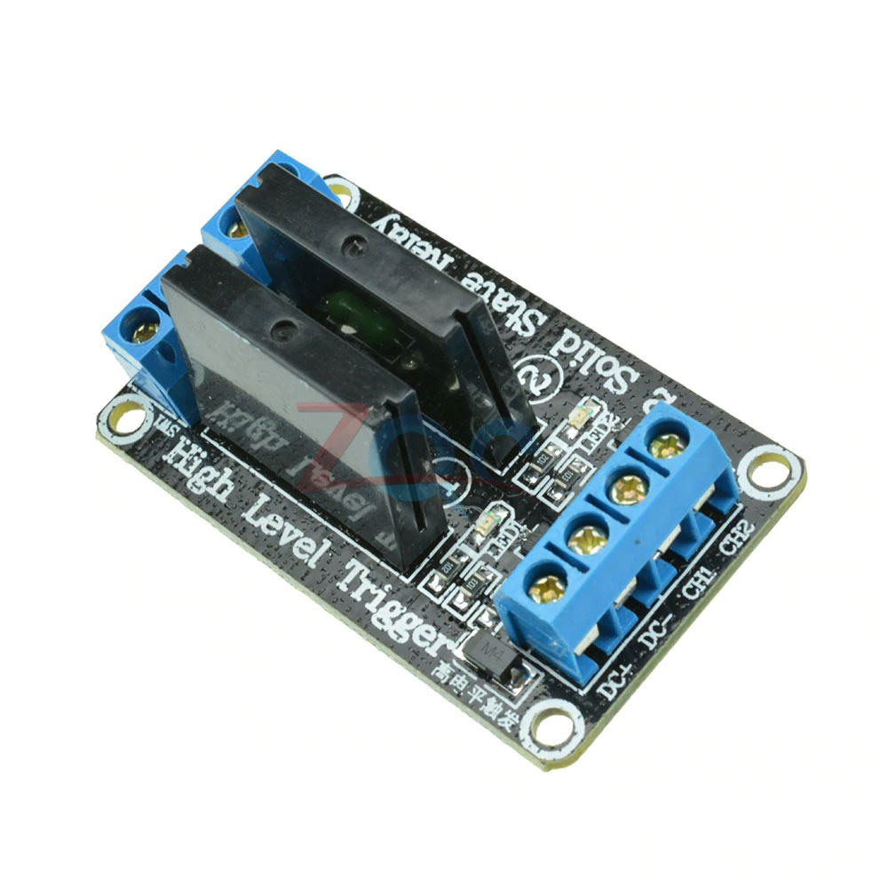Relay 2 Channel 5V DC Solid State High Level Trigger