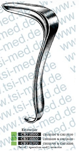 ที่เปิดปากช่องคลอด แบบ คริสเทลเลอร์ (Vaginal Speculum KRISTELLER )