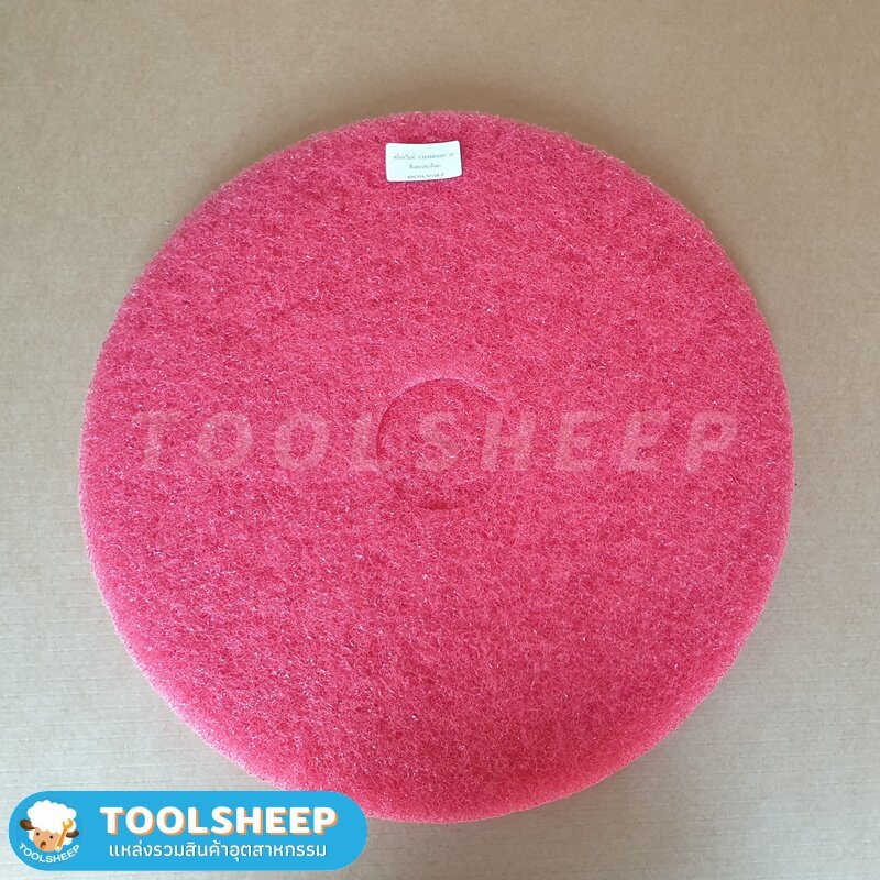 แผ่นสก็อตไบร์ทขัดพื้น 3M (สีแดง) สำหรับเครื่องขัดพื้น CHAMPION