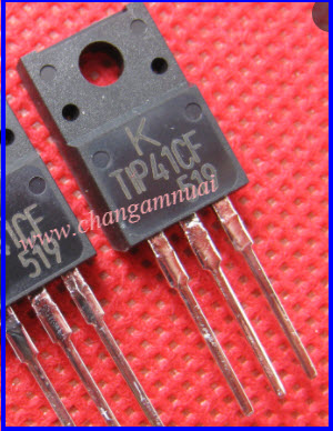 TIP41CF NPN 100V 6A TO-220 ตัวพาสติก เกรดA