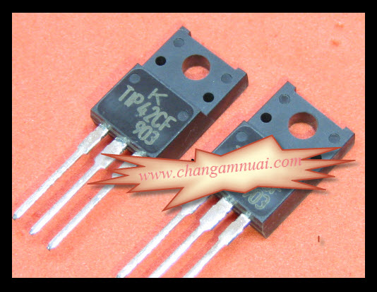 TIP42CF PNP -100V -6A TO-220 ตัวพาสติก